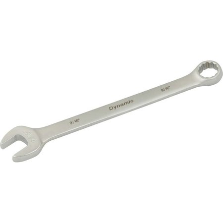 Dynamic Tools 9/16" 12 Point Combination Wrench, Contractor Series, Satin D074318